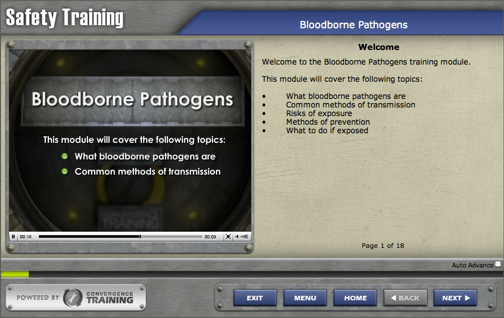 Bloodborne Pathogens by Convergence Training