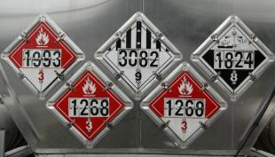 Hazardous material labels