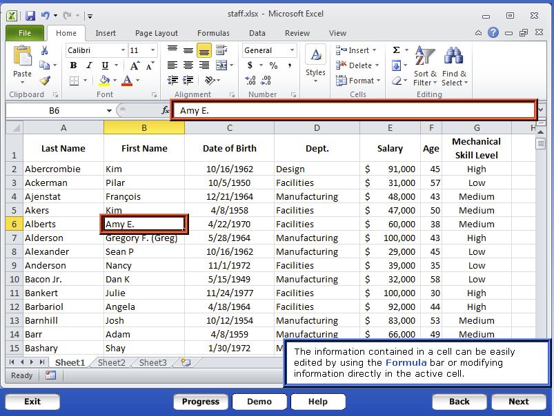 Microsoft Excel 2012