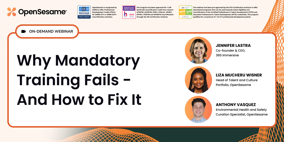 Why Mandatory Training Fails – And How to Fix It