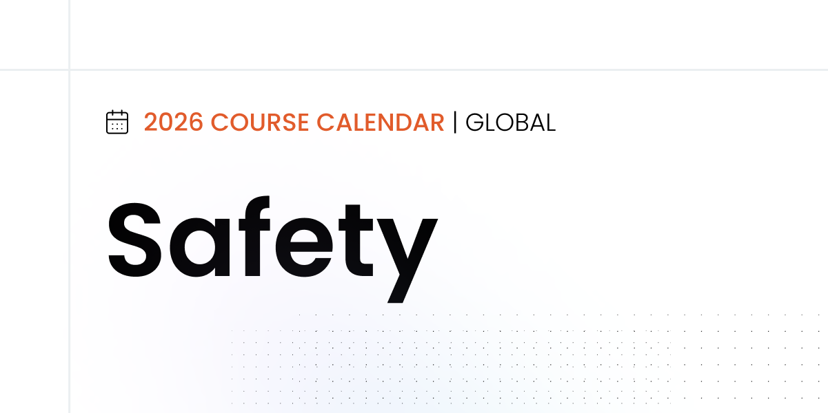 2026 Global Safety Course Calendar