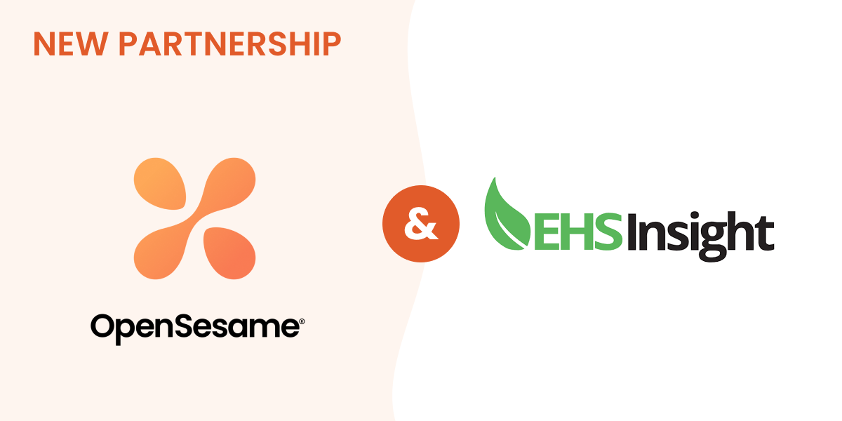OpenSesame and EHS Insight Announce Strategic Partnership to Streamline Safety & Compliance Training