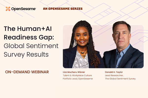 The Human+AI Readiness Gap: Global Sentiment Survey Results with Donald Taylor (Global Session)